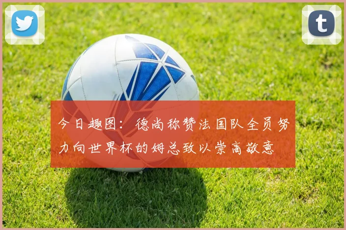 今日趣图：德尚称赞法国队全员努力向世界杯的姆总致以崇高敬意